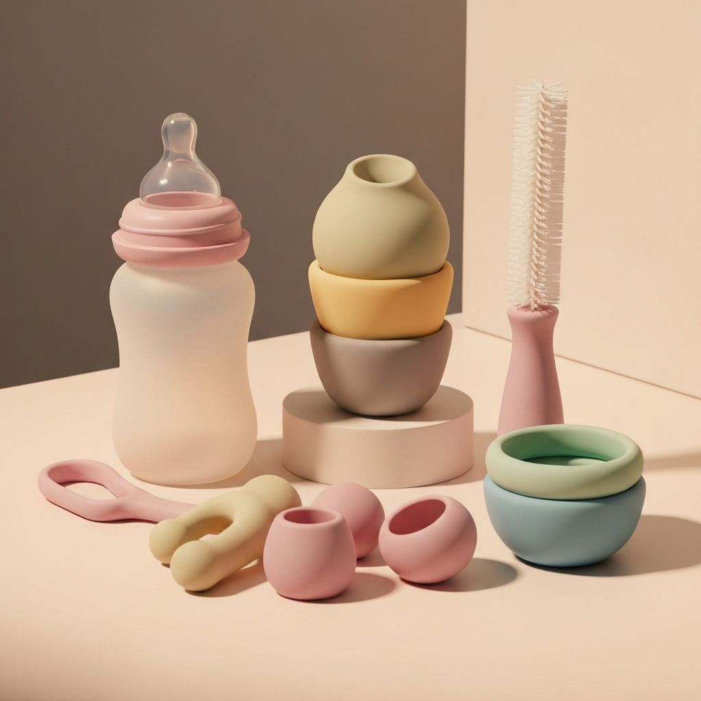 실리콘 젖병 세트