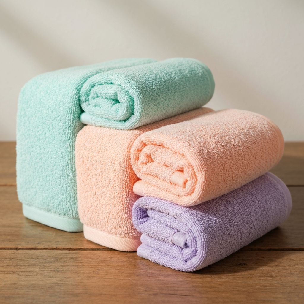 천연 목욕 타올 세트