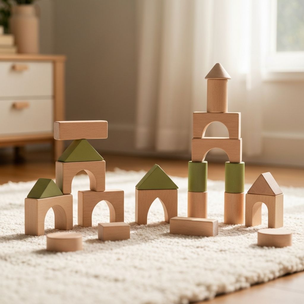 원목 쌓기나무 세트